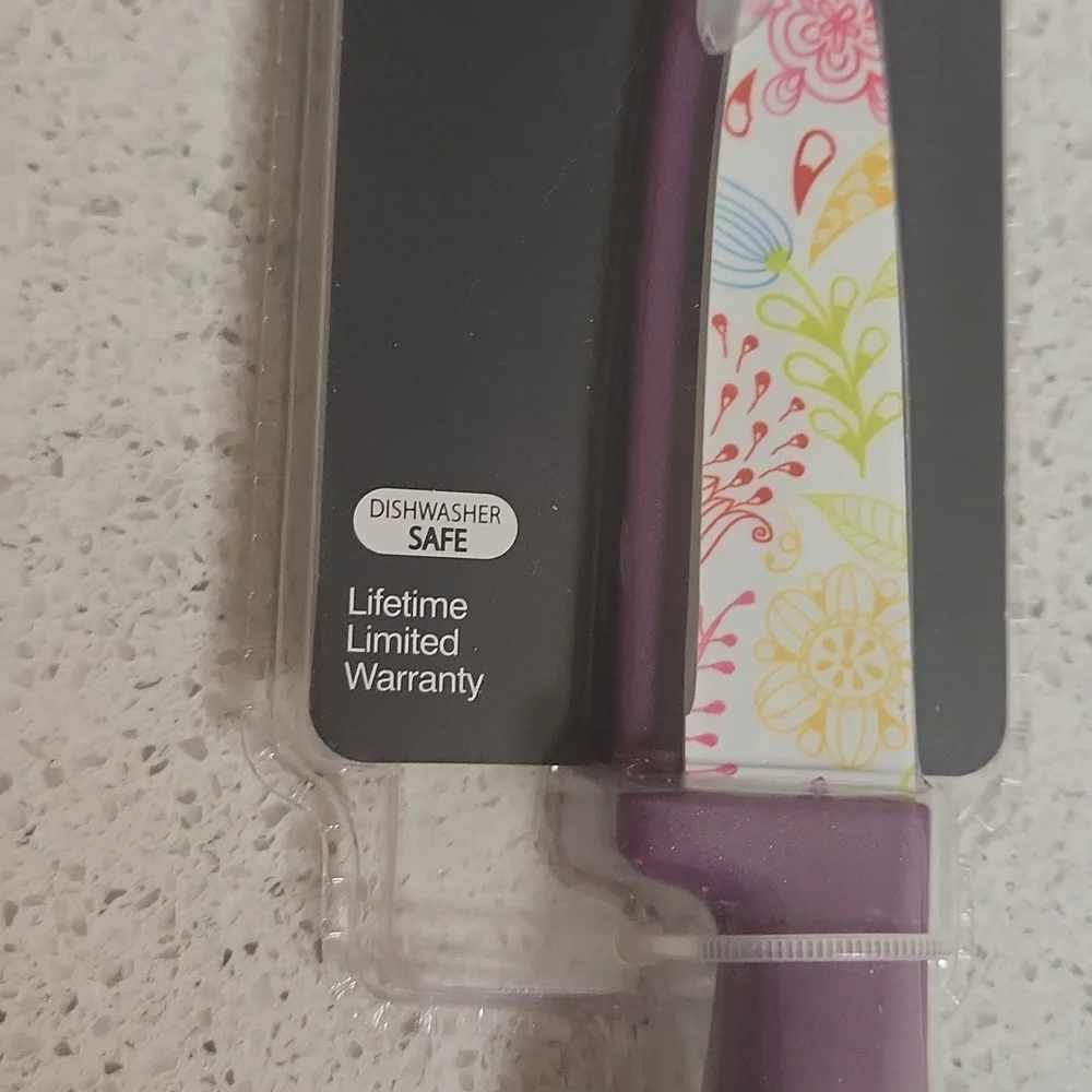 Farberware ColourWorks Dishwasher Safe 2 Knife Set w/Blade Covers